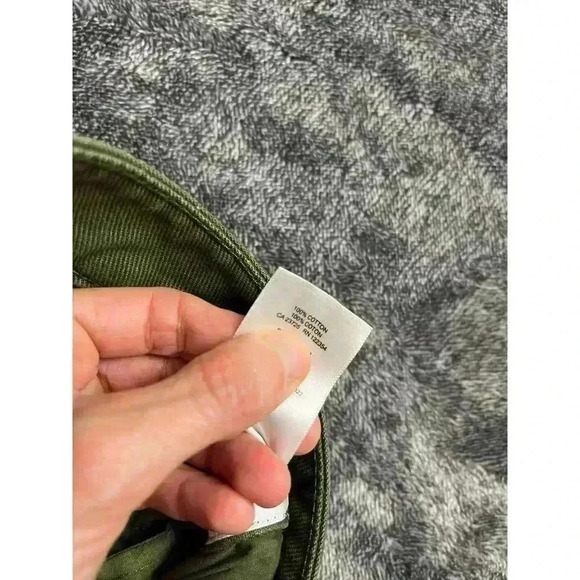 Aritzia Tna Supply Cargo Olive Green Pants Women's 4 Utility Straight - Picture 7 of 10